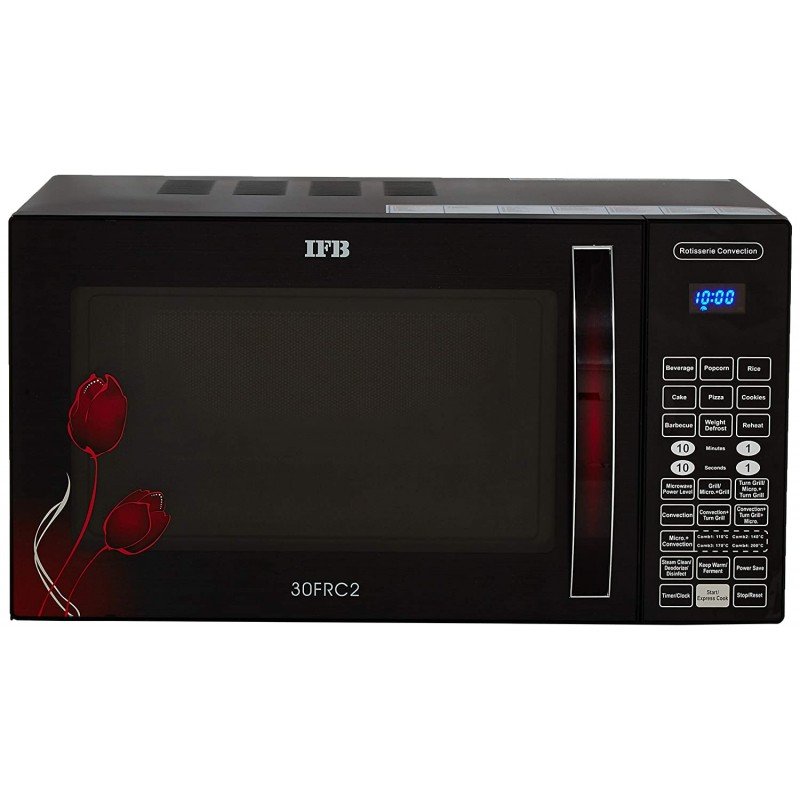  IFB 30 L Convection Microwave Oven (30FRC2, Floral Pattern) (Black)